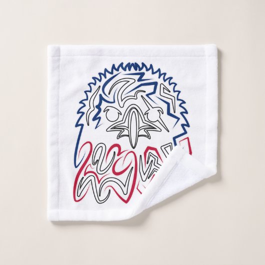 Independence Day American Eagle Bad Handdoek (Wasdoekje)