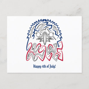 Independence Day American Eagle Briefkaart