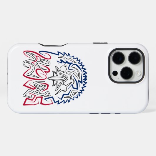 Independence Day American Eagle iPhone Hoesje (Achterkant horizontaal)