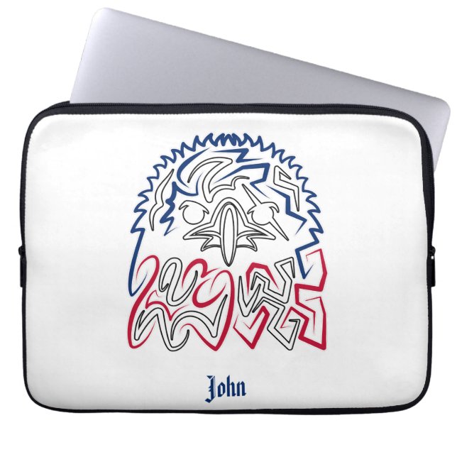 Independence Day American Eagle Laptop Sleeve (Voorkant)