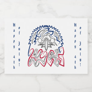 Independence Day American Eagle Likeurfles Etiket