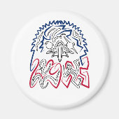 Independence Day American Eagle Magneet (Voorkant)