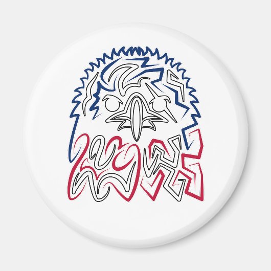 Independence Day American Eagle Magneet (Voorkant)