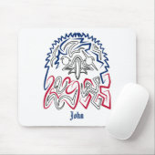 Independence Day American Eagle Muismat (Met muis)