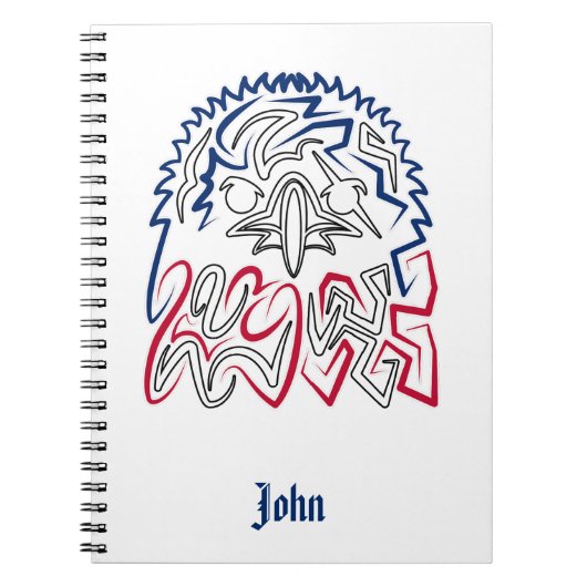 Independence Day American Eagle Notitieboek (Voorkant)
