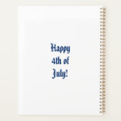 Independence Day American Eagle Planner (Achterkant)