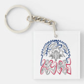 Independence Day American Eagle Sleutelhanger (Voorkant)