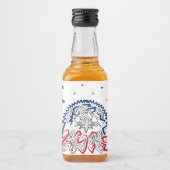 Independence Day American Eagle Stars Likeurfles Etiket (Voorkant)