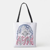 Independence Day American Eagle Tote Bag (Achterkant)