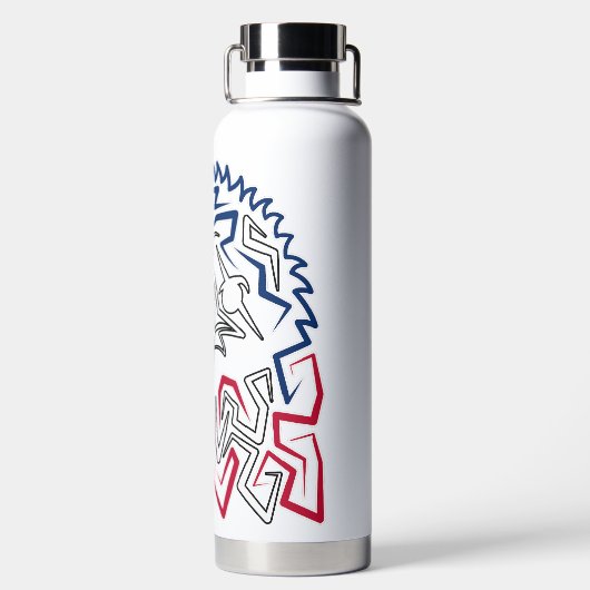 Independence Day American Eagle Waterfles (Achterkant)