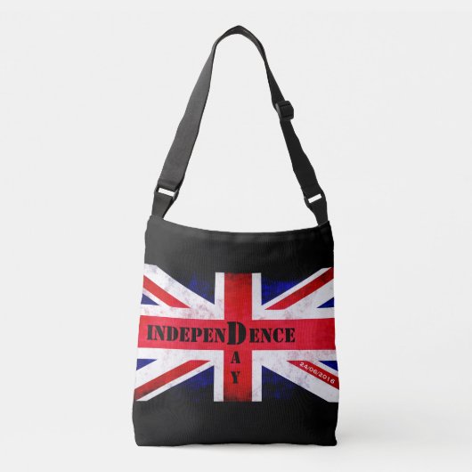 Independence Day Brexit Custom Date 26/06/2016 Crossbody Tas (Voorkant)