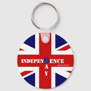 Independence Day Brexit Custom Date 26/06/2016 Sleutelhanger