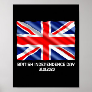 Independence Day Brexit Valentijnsdag Gift Poster
