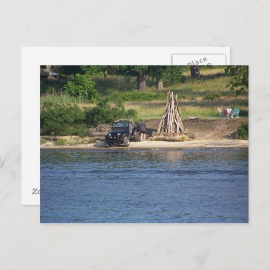 Independence Day Briefkaart (Voorkant / Achterkant)