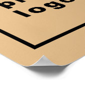 Independence Day Business Sale Lichtbruin Poster (Hoek)