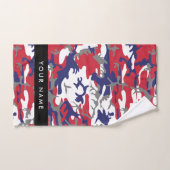 Independence day Camouflage Your name Personalize Bad Handdoek (Handdoek)