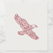 Independence Day / Día de la Independencia 2026 Wijn Etiket (Enkel label)