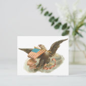  Independence Day Eagle Design Briefkaart (Staand voorkant)