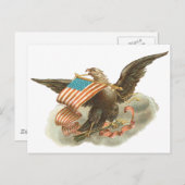  Independence Day Eagle Design Briefkaart (Voorkant / Achterkant)