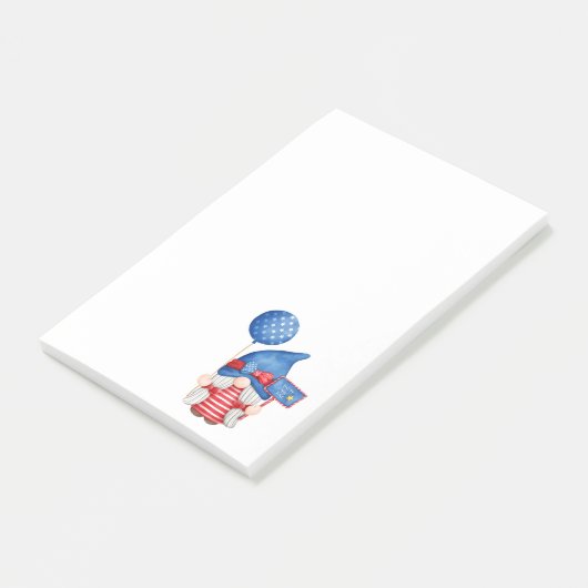 Independence Day Gnome Post-it® Notes (Schuin)