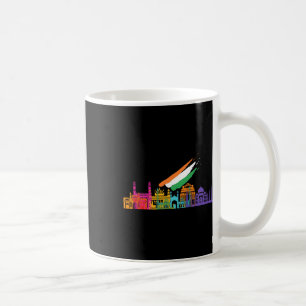 Independence Day Graphic T - shirts Love Travel In Koffiemok