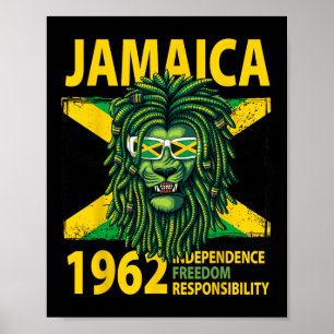 Independence Day Idea For Kids &amp; Jamaican Flag Poster