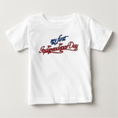 Independence Day Juli 4 Baby tee shirt (Voorkant)