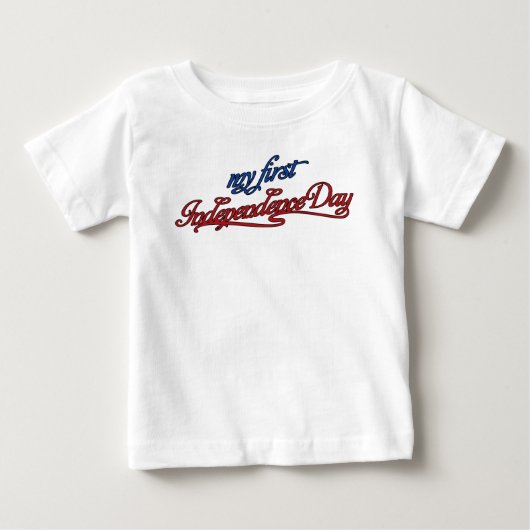 Independence Day Juli 4 Baby tee shirt (Voorkant)