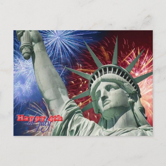 Independence Day & July fourth Briefkaart (Voorkant)