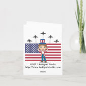 Independence Day Kaart (Achterkant)