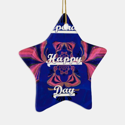 Independence Day Keramisch Ornament (Rechts)