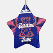 Independence Day Keramisch Ornament (Links)