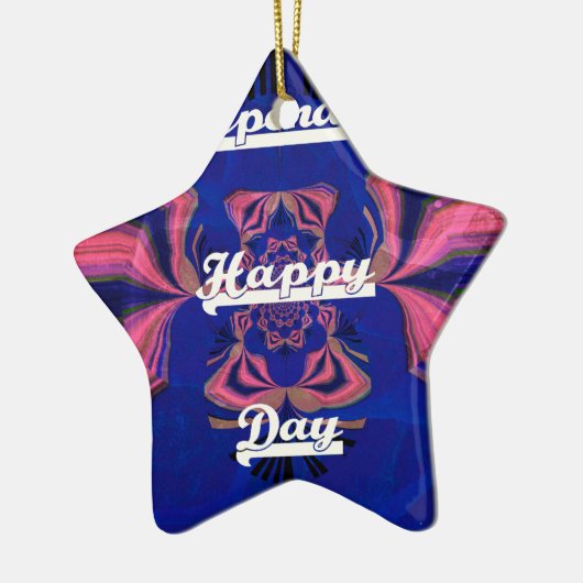 Independence Day Keramisch Ornament (Links)