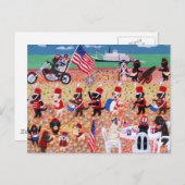 Independence Day Labradors Briefkaart (Voorkant / Achterkant)