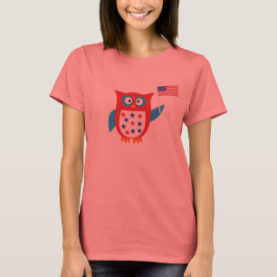 Independence Day Owl T-shirt
