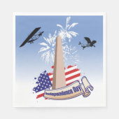 Independence Day Paper Napkins Servet (Voorkant)