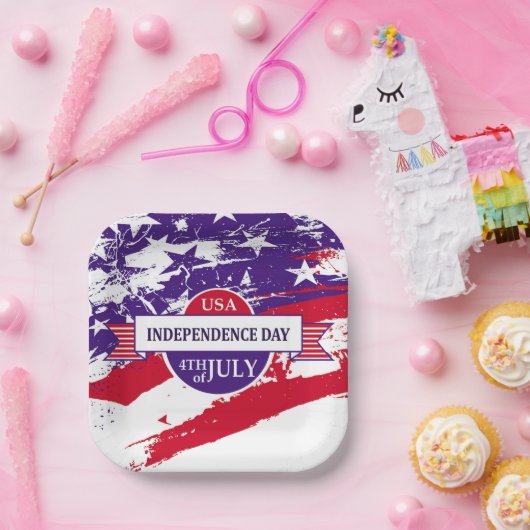 Independence Day Papieren Bordje (Feest)