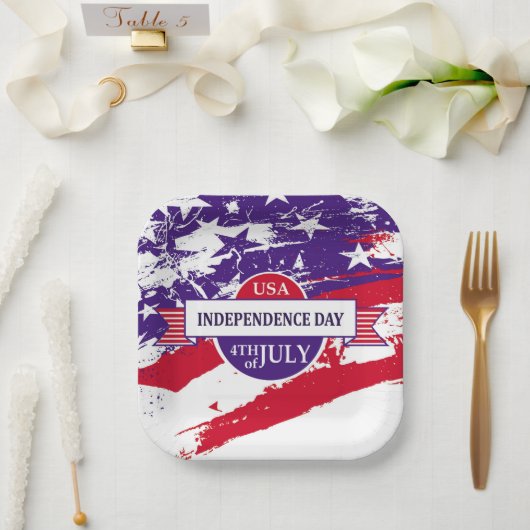 Independence Day Papieren Bordje (Huwelijk)