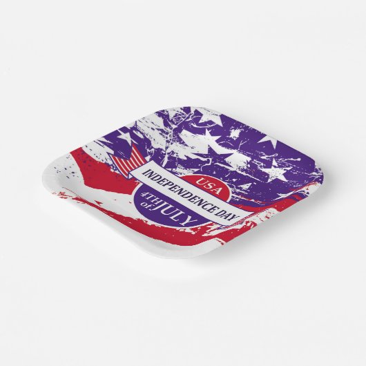 Independence Day Papieren Bordje (Gebogen)