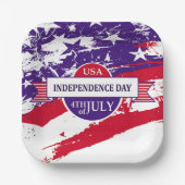 Independence Day Papieren Bordje (Voorkant)