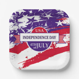 Independence Day Papieren Bordje
