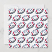 Independence Day Party Football Kaart (Achterkant)