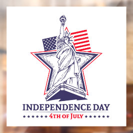 Independence Day Raamsticker