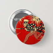 Independence Day Ronde Button 5,7 Cm (Voorkant /achterkant)