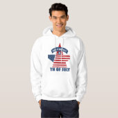 Independence Day Star Design Hoodie (Voorkant volledig)
