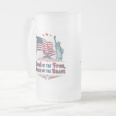 Independence Day - Statue of Liberty Mug Matglas Bierpul (Voorkant links)