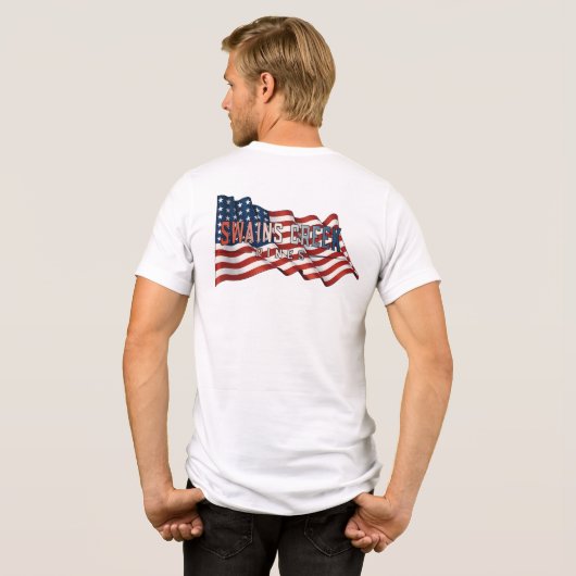 Independence Day Tri-Blend Shirt (Achterkant volledig)