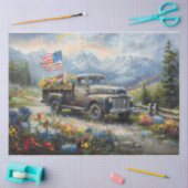 Independence Day Truck Tissuepapier (Craft)