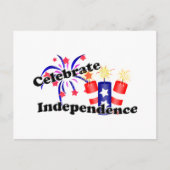 Independence Day Uitnodiging Briefkaart (Voorkant)