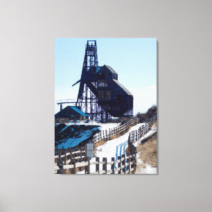 Independence Gold Mine, Victor, Colorado Canvas Afdruk